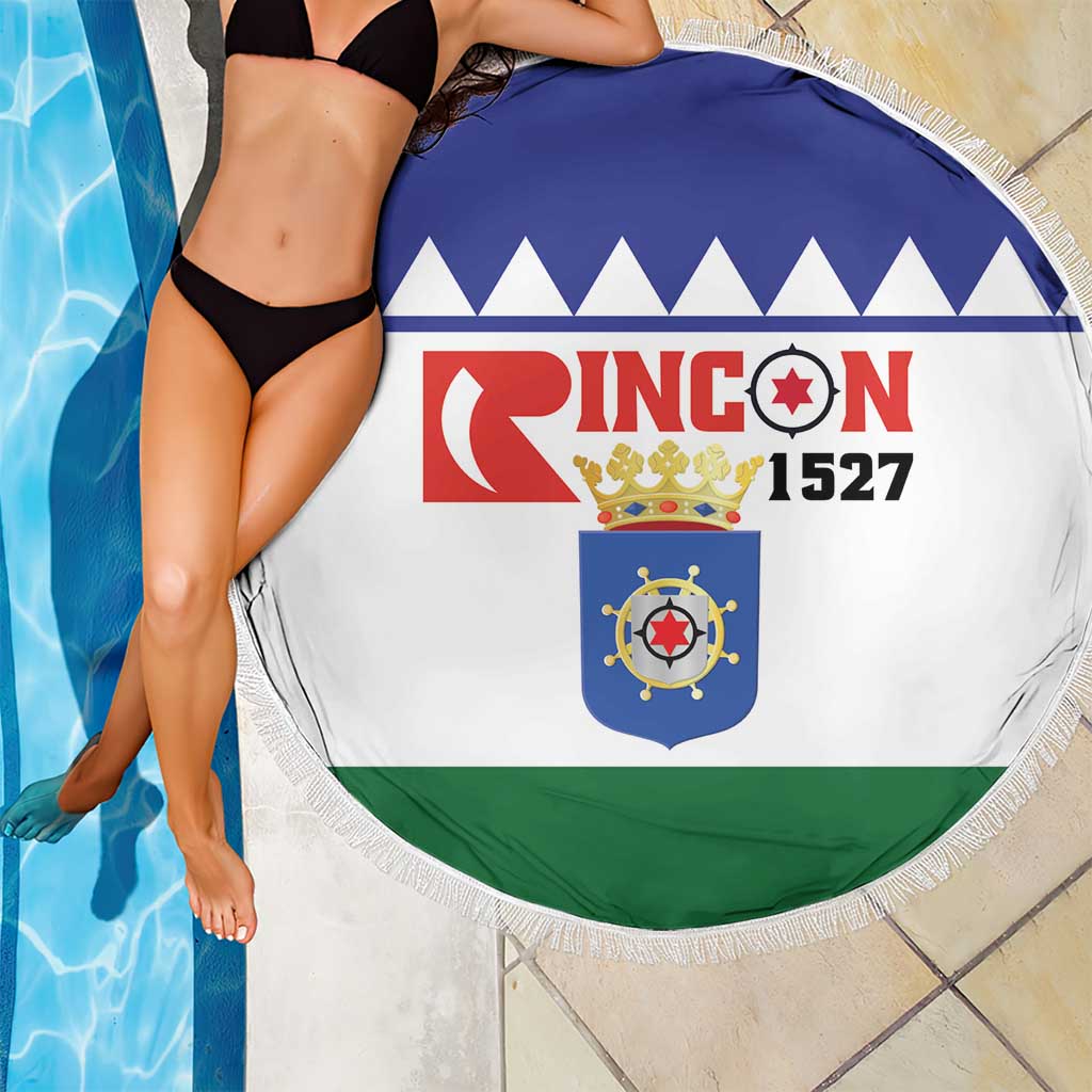 Bonaire Rincon Beach Blanket Flag Stylized