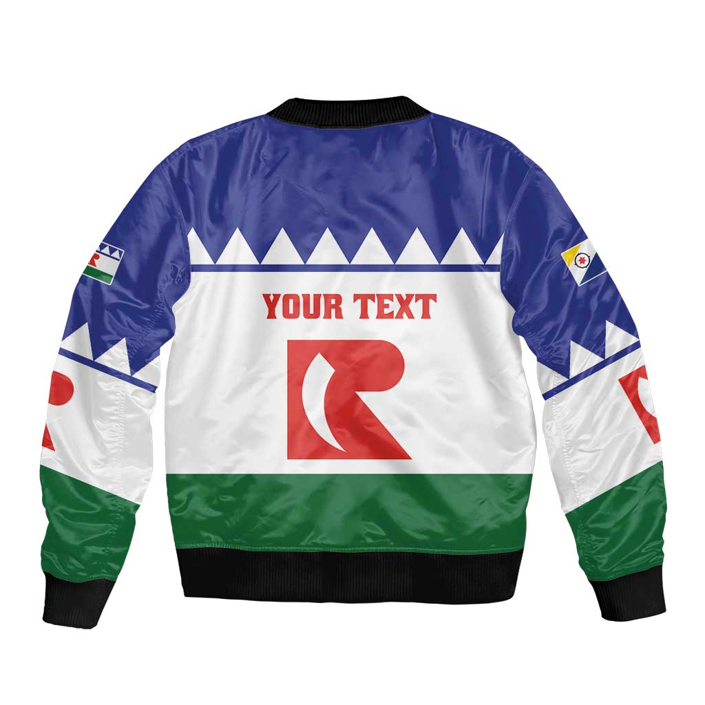 Personalised Bonaire Rincon Bomber Jacket Flag Stylized