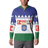 Personalised Bonaire Rincon Button Sweatshirt Flag Stylized