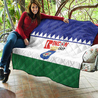 Bonaire Rincon Quilt Flag Stylized