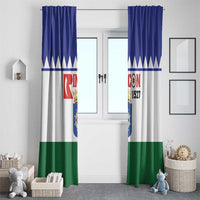 Bonaire Rincon Window Curtain Flag Stylized