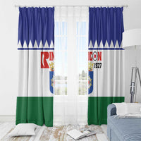Bonaire Rincon Window Curtain Flag Stylized