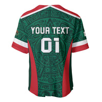 Personalized green football jersey back with red and white trim, 'YOUR TEXT' and number