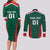 Personalized Mexico 2024 Football Couples Matching Long Sleeve Bodycon Dress and Long Sleeve Button Shirt El Tri Go Champion