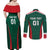 Personalized Mexico 2024 Football Couples Matching Off Shoulder Maxi Dress and Long Sleeve Button Shirt El Tri Go Champion