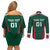 Personalized Mexico 2024 Football Couples Matching Off Shoulder Short Dress and Long Sleeve Button Shirt El Tri Go Champion