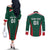 Personalized Mexico 2024 Football Couples Matching Off The Shoulder Long Sleeve Dress and Long Sleeve Button Shirt El Tri Go Champion