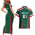 Personalized Mexico 2024 Football Couples Matching Short Sleeve Bodycon Dress and Hawaiian Shirt El Tri Go Champion