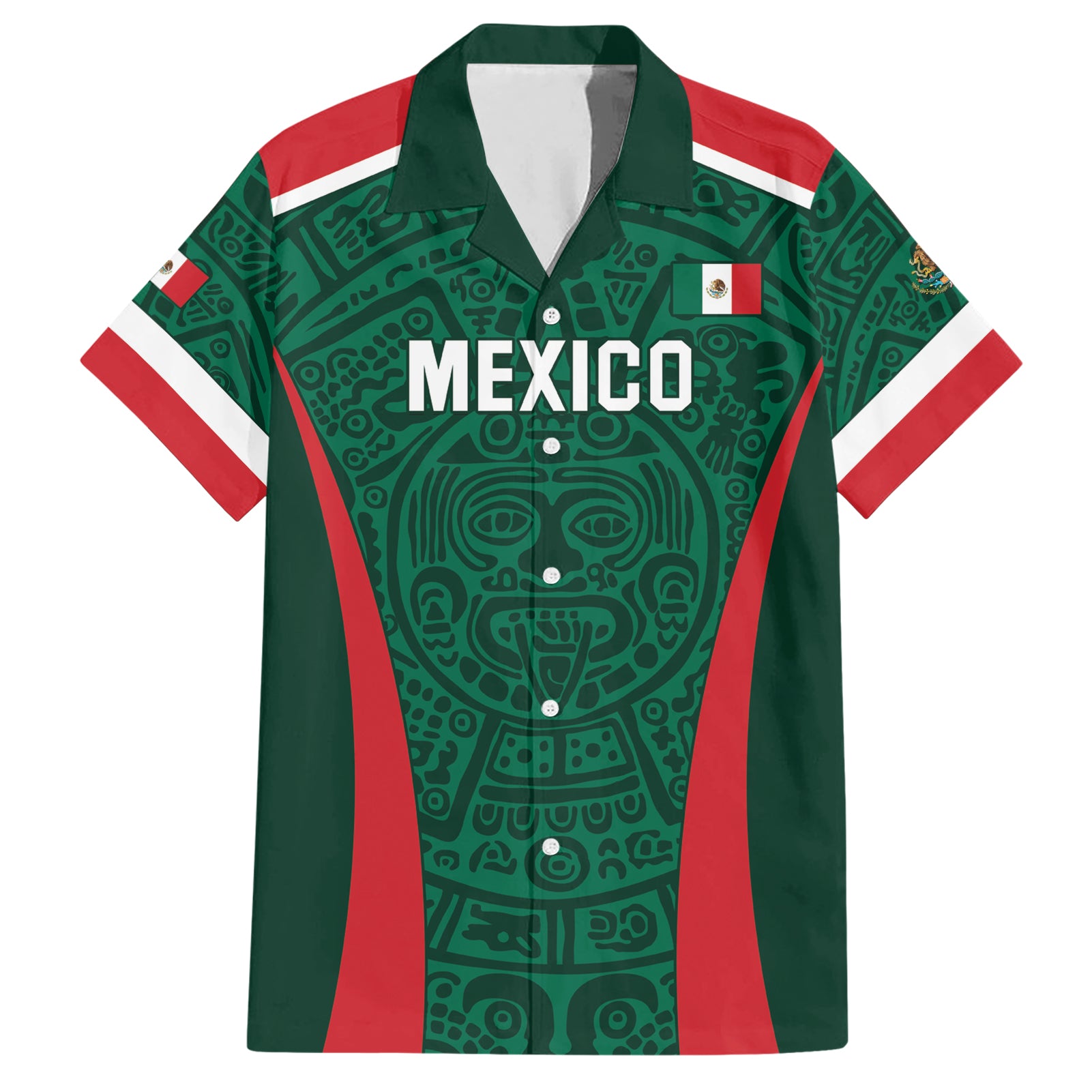 Personalized Mexico 2024 Football Hawaiian Shirt El Tri Go Champion