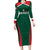 Personalized Mexico 2024 Football Long Sleeve Bodycon Dress El Tri Go Champion