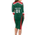 Personalized Mexico 2024 Football Long Sleeve Bodycon Dress El Tri Go Champion