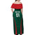 Personalized Mexico 2024 Football Off Shoulder Maxi Dress El Tri Go Champion