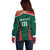 Personalized Mexico 2024 Football Off Shoulder Sweater El Tri Go Champion - Wonder Print Shop