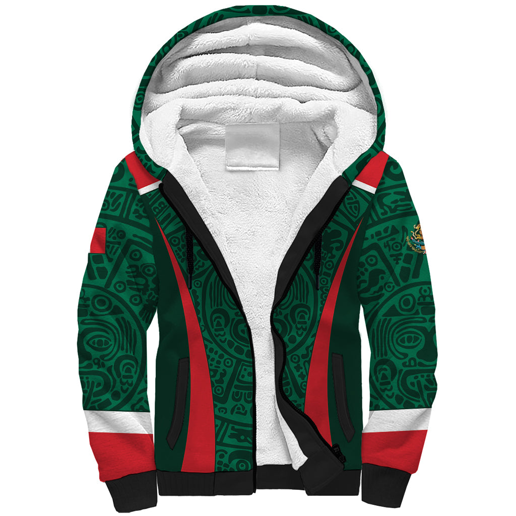 Personalized Mexico 2024 Football Sherpa Hoodie El Tri Go Champion