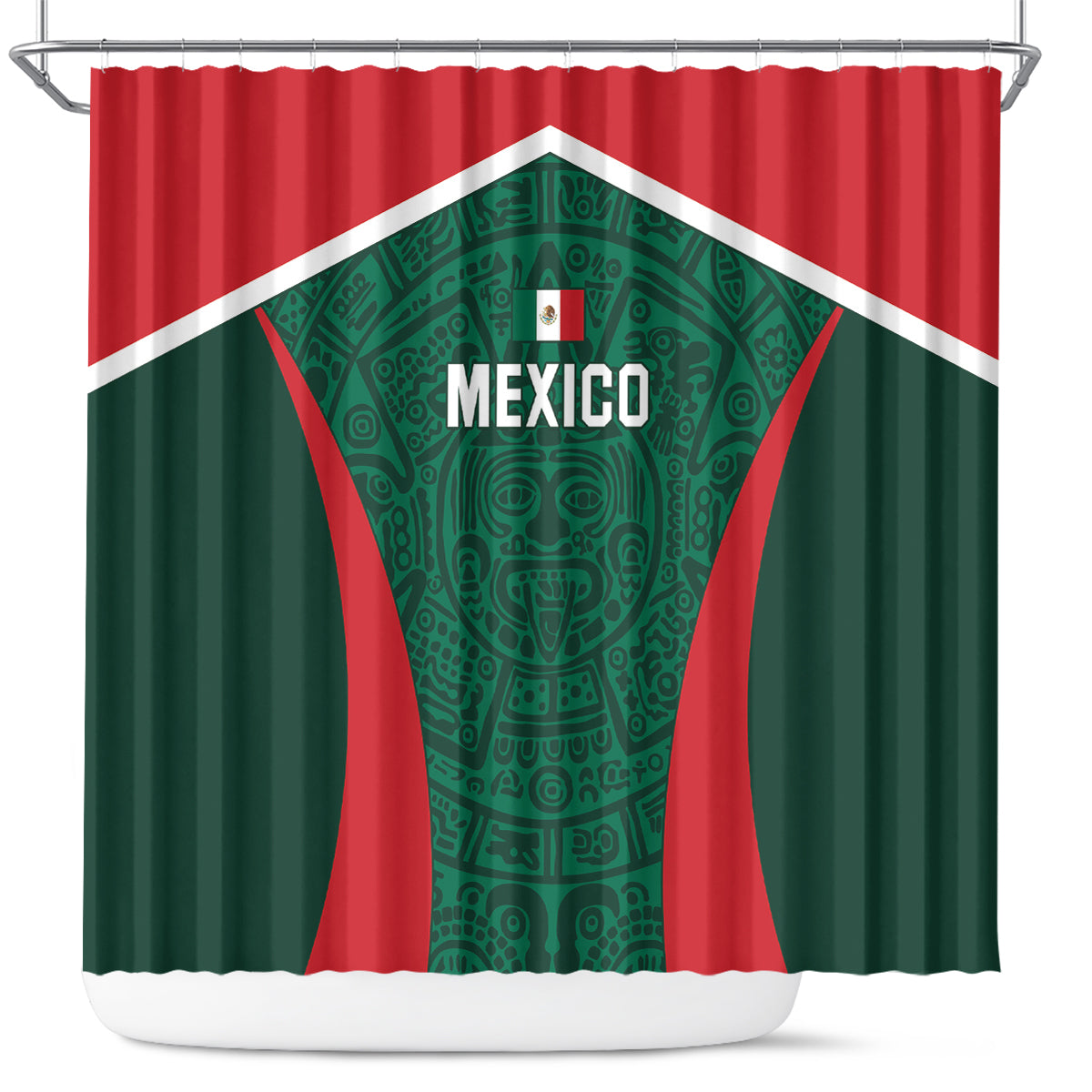 Mexico 2024 Football Shower Curtain El Tri Go Champion