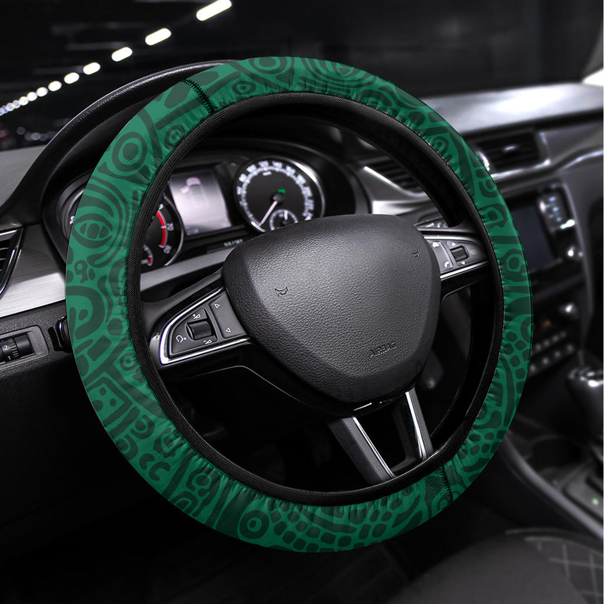 Mexico 2024 Football Steering Wheel Cover El Tri Go Champion