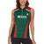 Personalized Mexico 2024 Football Women Sleeveless Polo Shirt El Tri Go Champion