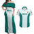 Personalized Mexico 2024 Football Couples Matching Off Shoulder Maxi Dress and Hawaiian Shirt El Tri Special Version