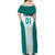 Personalized Mexico 2024 Football Family Matching Off Shoulder Maxi Dress and Hawaiian Shirt El Tri Special Version