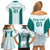 Personalized Mexico 2024 Football Family Matching Off Shoulder Short Dress and Hawaiian Shirt El Tri Special Version