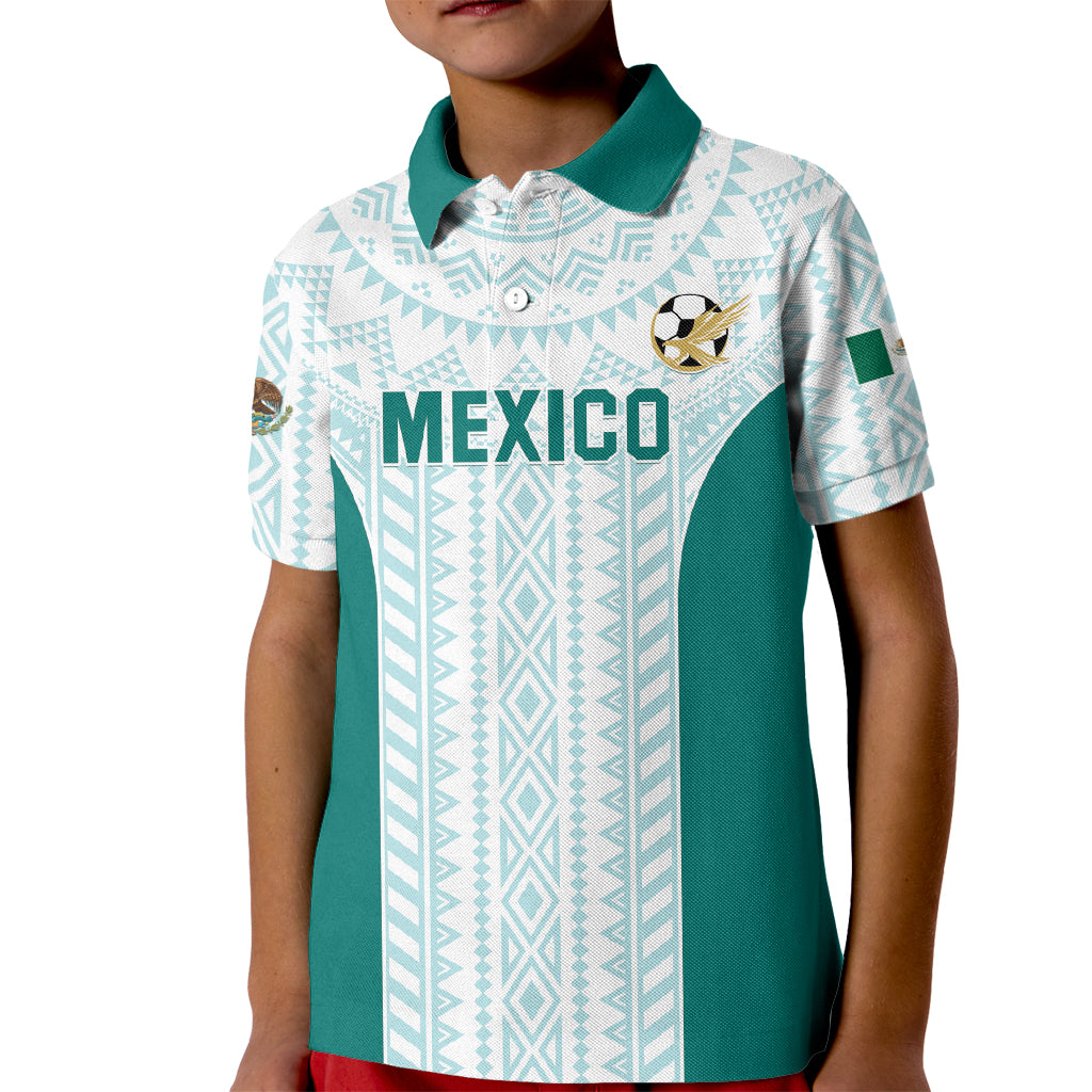 Personalized Mexico 2024 Football Kid Polo Shirt El Tri Special Version