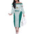 Personalized Mexico 2024 Football Off The Shoulder Long Sleeve Dress El Tri Special Version