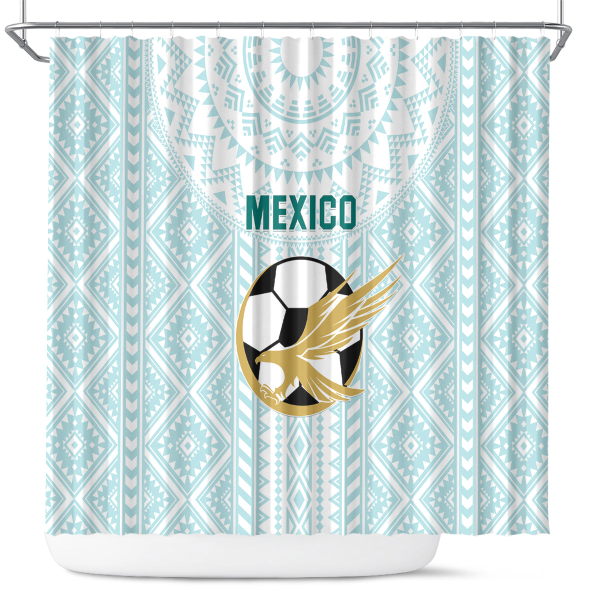 Mexico 2024 Football Shower Curtain El Tri Special Version