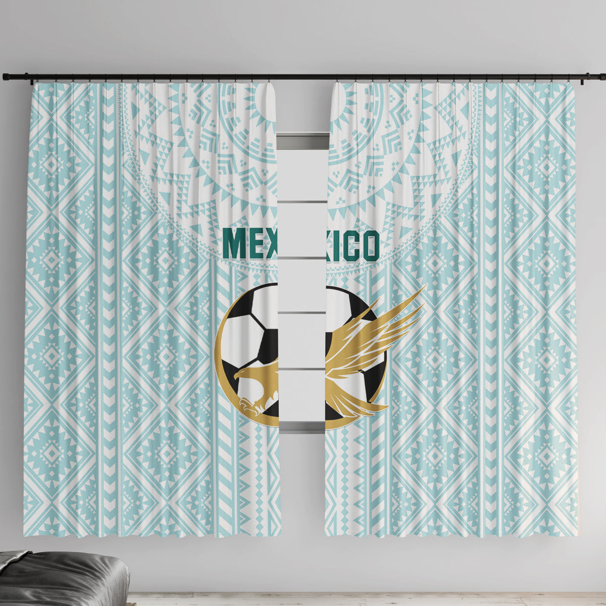 Mexico 2024 Football Window Curtain El Tri Special Version