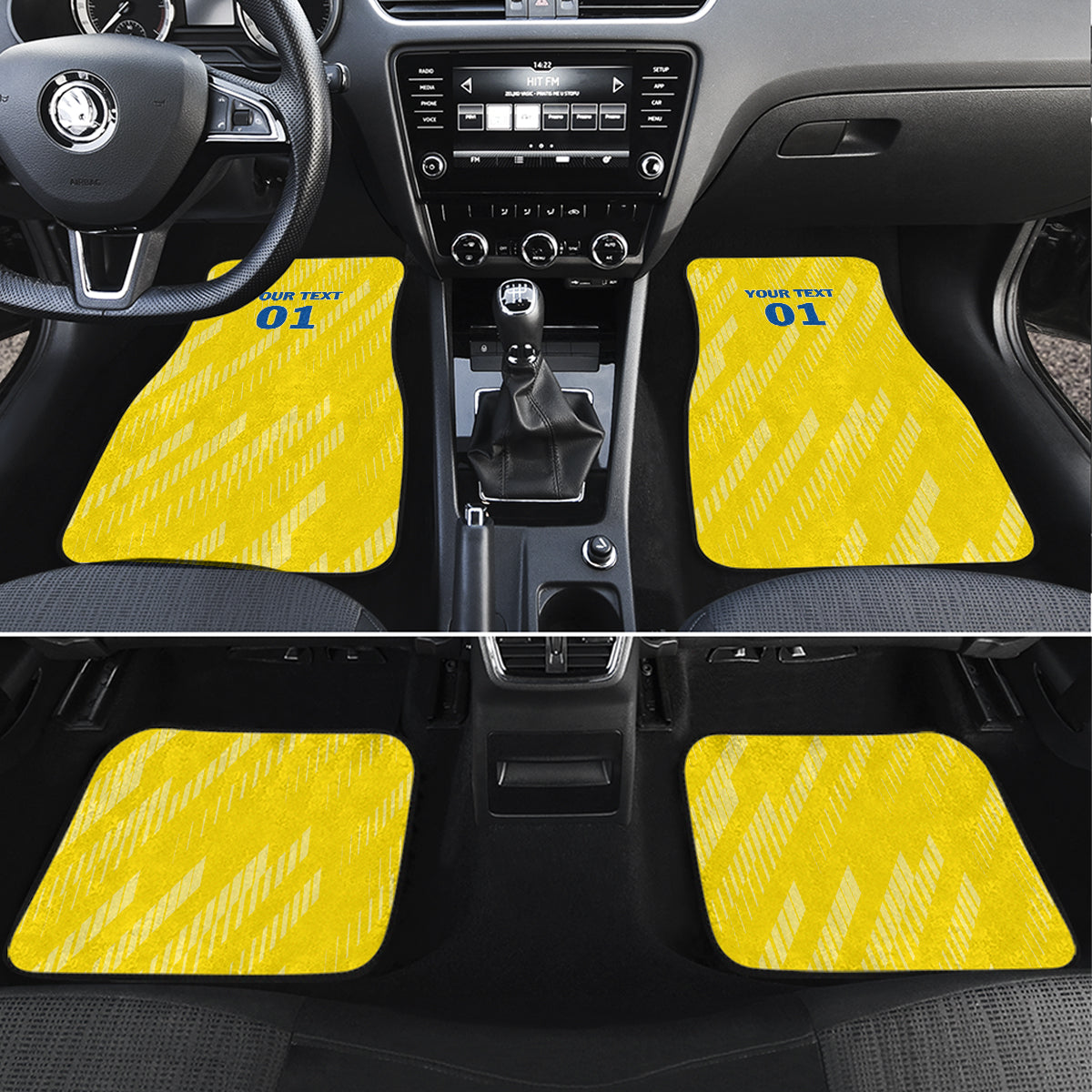 Ecuador 2024 Football Car Mats Come On La Tri - Wonder Print Shop