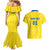 Personalized Ecuador 2024 Football Couples Matching Mermaid Dress and Hawaiian Shirt Come On La Tri - Wonder Print Shop