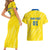 Personalized Ecuador 2024 Football Couples Matching Short Sleeve Bodycon Dress and Hawaiian Shirt Come On La Tri - Wonder Print Shop