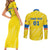 Personalized Ecuador 2024 Football Couples Matching Short Sleeve Bodycon Dress and Long Sleeve Button Shirt Come On La Tri - Wonder Print Shop