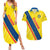 Personalized Ecuador 2024 Football Couples Matching Summer Maxi Dress and Hawaiian Shirt Come On La Tri - Wonder Print Shop