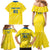 Personalized Ecuador 2024 Football Family Matching Mermaid Dress and Hawaiian Shirt Come On La Tri - Wonder Print Shop