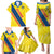 Personalized Ecuador 2024 Football Family Matching Puletasi and Hawaiian Shirt Come On La Tri - Wonder Print Shop