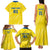 Personalized Ecuador 2024 Football Family Matching Tank Maxi Dress and Hawaiian Shirt Come On La Tri - Wonder Print Shop