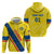 Personalized Ecuador 2024 Football Hoodie Come On La Tri - Wonder Print Shop