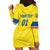 Personalized Ecuador 2024 Football Hoodie Dress Come On La Tri - Wonder Print Shop