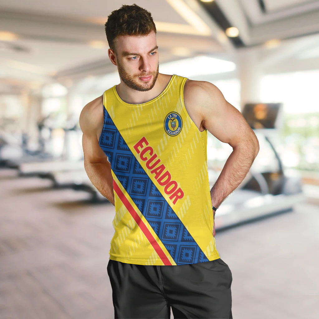 Personalized Ecuador 2024 Football Men Tank Top Come On La Tri - Wonder Print Shop