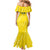 Personalized Ecuador 2024 Football Mermaid Dress Come On La Tri - Wonder Print Shop