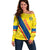 Personalized Ecuador 2024 Football Off Shoulder Sweater Come On La Tri - Wonder Print Shop