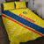 Ecuador 2024 Football Quilt Bed Set Come On La Tri - Wonder Print Shop