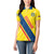 Personalized Ecuador 2024 Football Women Polo Shirt Come On La Tri - Wonder Print Shop