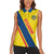 Personalized Ecuador 2024 Football Women Sleeveless Polo Shirt Come On La Tri - Wonder Print Shop