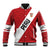 Personalized Peru 2024 Football Baseball Jacket Come On La Bicolor - Wonder Print Shop