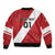 Personalized Peru 2024 Football Bomber Jacket Come On La Bicolor - Wonder Print Shop