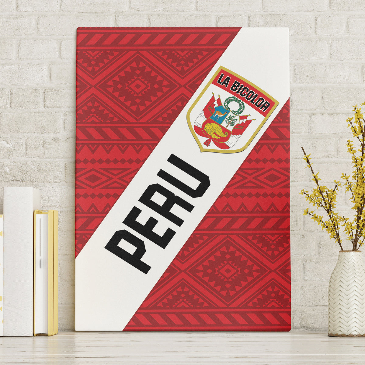 Peru 2024 Football Canvas Wall Art Come On La Bicolor - Wonder Print Shop