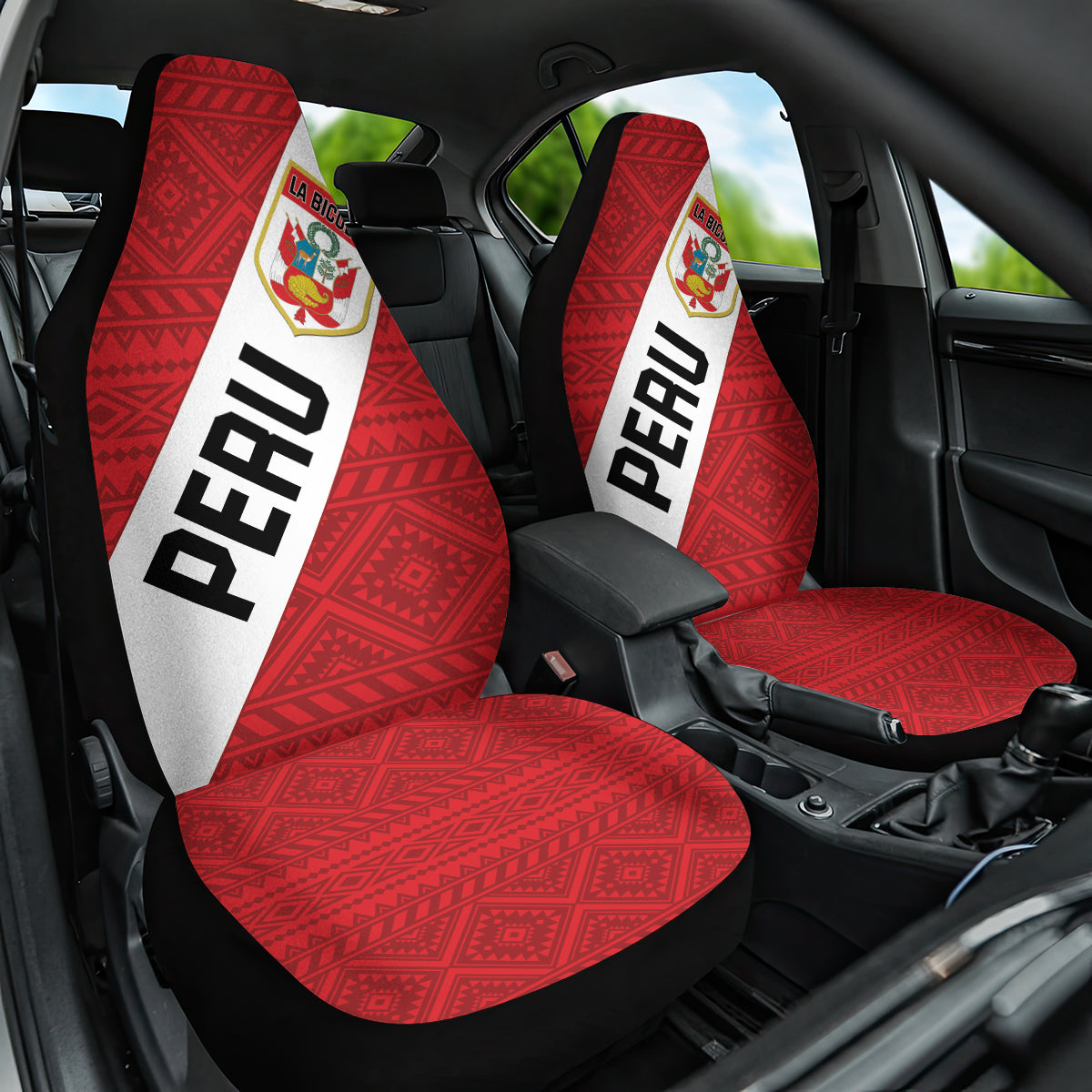 Peru 2024 Football Car Seat Cover Come On La Bicolor - Wonder Print Shop