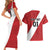 Personalized Peru 2024 Football Couples Matching Short Sleeve Bodycon Dress and Hawaiian Shirt Come On La Bicolor - Wonder Print Shop