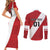 Personalized Peru 2024 Football Couples Matching Short Sleeve Bodycon Dress and Long Sleeve Button Shirt Come On La Bicolor - Wonder Print Shop